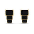 Hidden Diamonds Emerald Black Diamond Earrings - Briella No. 7 image 1