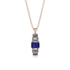 Emerald Cut Sapphire Stairs Necklace - Briella No. 14 image 1