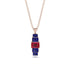 Emerald Cut Ruby Stairs Necklace - Briella No. 71 image 1
