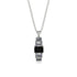 Emerald Cut Black Diamond Stairs Necklace - Briella No. 9 image 1
