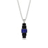 Emerald Cut Sapphire Stairs Necklace - Briella No. 45 image 1