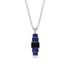 Emerald Cut Black Diamond Stairs Necklace - Briella No. 69 image 1