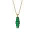 Emerald Cut Emerald Stairs Necklace - Briella No. 19 image 1