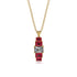 Emerald Cut Diamond Stairs Necklace - Briella No. 46 image 1