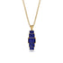 Emerald Cut Sapphire Stairs Necklace - Briella No. 73 image 1