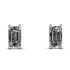 Hidden Diamonds Emerald Cut Diamond Earrings - Angel No. 2 image 1
