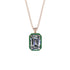 Halo Emerald Cut Diamond Necklace - Izabella No. 17 image 1