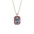 Halo Emerald Cut Diamond Necklace - Izabella No. 47 image 1