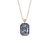 Halo Emerald Cut Diamond Necklace - Izabella No. 62 image 1