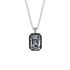 Halo Emerald Cut Diamond Necklace - Izabella No. 33 image 1