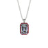 Halo Emerald Cut Diamond Necklace - Izabella No. 48 image 1