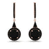 Hidden Halo Black Diamond Earrings - Joanna No. 38 image 1