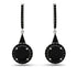 Hidden Halo Black Diamond Earrings - Joanna No. 39 image 1