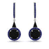 Hidden Halo Black Diamond Earrings - Joanna No. 69 image 1