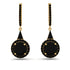 Hidden Halo Black Diamond Earrings - Joanna No. 37 image 1