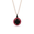Hidden Halo Black Diamond Necklace - Joanna No. 53 image 1