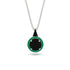 Hidden Halo Black Diamond Necklace - Joanna No. 24 image 1