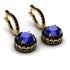 Hidden Halo Sapphire Hoop Earrings - Catalina No. 43 image 1