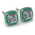 Hidden Halo Princess Diamond Earrings - Georgia No. 18 image 1