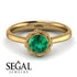 Solitaire Minimalist Emerald Ring - Eden No. 4 image 2