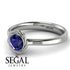 Solitaire Minimalist Sapphire Ring - Eden No. 15 image 3