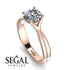 Solitaire Twist Shank Diamond Ring - Eleanor No. 2 image 6