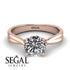 Solitaire Twist Shank Diamond Ring - Eleanor No. 2 image 2