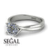 Solitaire Twist Shank Diamond Ring - Eleanor No. 3 image 3