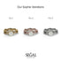 Painter's Muse Bridal Set Diamond ring- Sophie no. 1 image 5