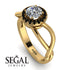 Split Shank Halo Diamond Engagement Ring - Adriana No. 31 image 10
