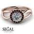 Split Shank Halo Diamond Engagement Ring - Adriana No. 32 image 2
