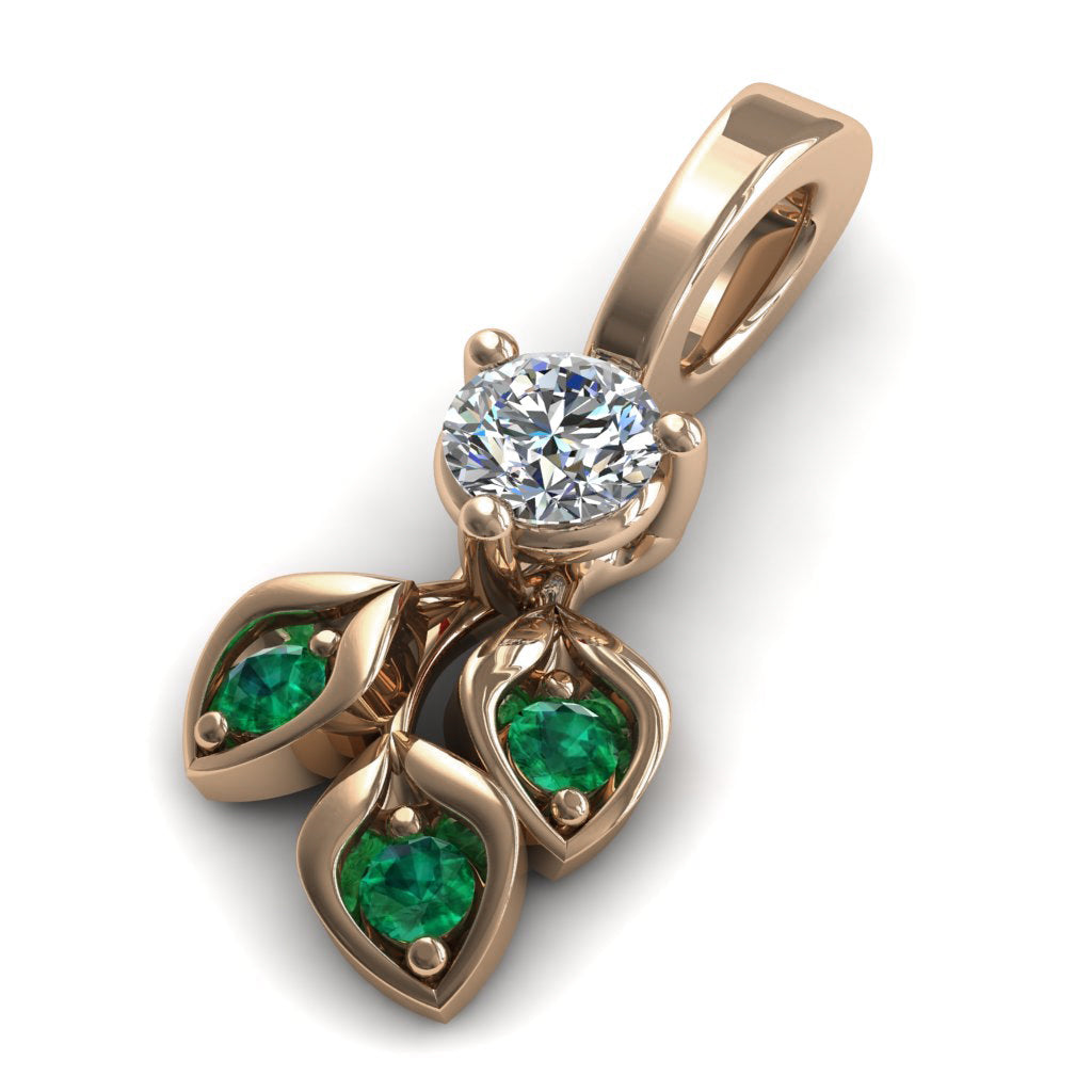 Leaves All Around Ruby Pendant- Sydney no. 11