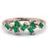 Thin Baguette Emerald Ring - Juliette No. 5 image 1