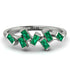 Thin Baguette Emerald Ring - Juliette No. 6 image 1