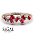 Thin Baguette Ruby Ring - Juliette No. 11 image 6