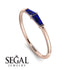Thin Baguette Sapphire Ring - Julianna No. 14 image 6
