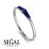 Thin Baguette Sapphire Ring - Julianna No. 15 image 6