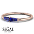 Thin Baguette Sapphire Ring - Julianna No. 14 image 3
