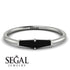 Thin Baguette Black Diamond Ring - Julianna No. 9 image 2