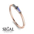 Thin Baguette Diamond Ring - Julianna No. 2 image 6