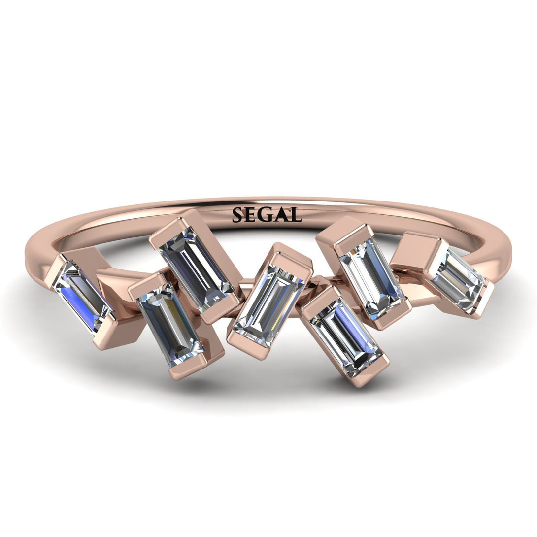 Thin Baguette Diamond Ring - Juliette No. 2