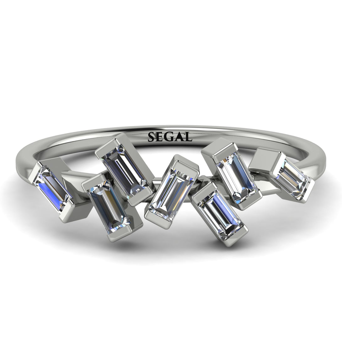 Thin Baguette Diamond Ring - Juliette No. 3