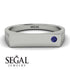 Thin Signature Band With Sapphire - Norah No. 15 image 6