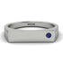 Thin Signature Band With Sapphire - Norah No. 15 image 1