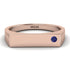Thin Signature Band With Sapphire - Norah No. 14 image 1