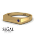 Thin Signature Band With Sapphire - Norah No. 13 image 3