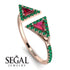 Triangle Ruby Open Ring - Nevaeh No. 26 image 2