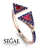 Triangle Ruby Open Ring - Nevaeh No. 71 image 2