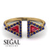Triangle Ruby Open Ring - Nevaeh No. 70 image 10