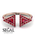Triangle Ruby Open Ring - Nevaeh No. 56 image 10